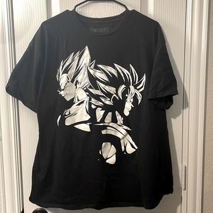XXL Dragon Ball Z T-Shirt, Black and White, Anime. (Barley Worn)